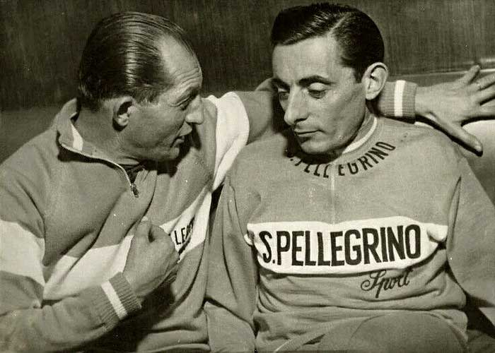 Fausto Coppi / Gino Bartali Col Dizoard Original Vintage 