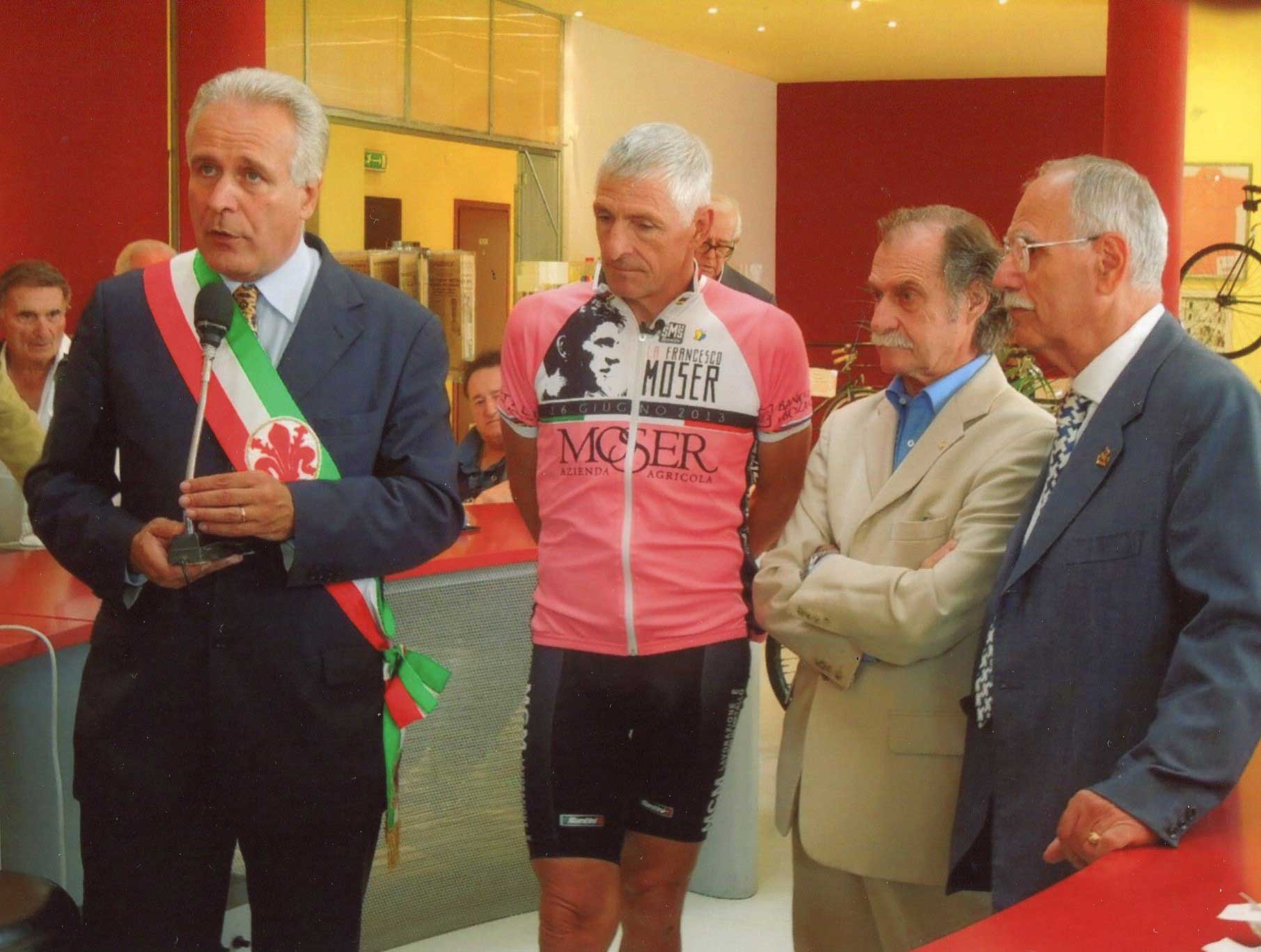 museo-Bartali-commemorazione-2013-E.Giani-F.Moser- Luigi Bartali- Andrea Bresci